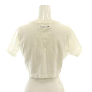 courreges クロップド Tシャツ 白 ホワイト /SS OS