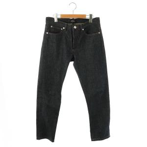 テーパード デニムパンツ ジーンズ ボタンフライ 29 インディゴ /ES OS