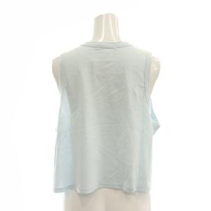 CELERI 24SS CROPPED タンクトップ クルーネック ショート丈 F 水色 /AT OS