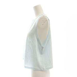 CELERI 24SS CROPPED タンクトップ クルーネック ショート丈 F 水色 /AT OS