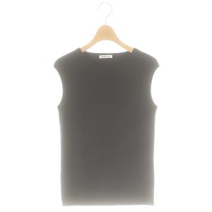 RIB ノースリーブ プルオーバー カットソー ネイビー /HK OS