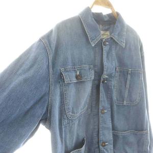 Shinzone 23SS デニム COVERALL カバーオール ジャケット 34 青 /MI OS