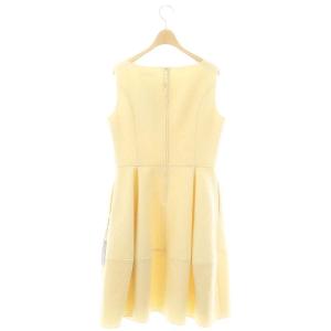FOXEY NEW YORK 25年 ドレス バロン ワンピース 42 レモンクリーム 44980