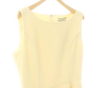FOXEY NEW YORK 25年 ドレス バロン ワンピース 42 レモンクリーム 44980