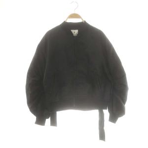 ナイロンバックリボンブルゾン ジャケット ジップアップ 38 ダークネイビー /HK OS