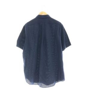 RALPH LAUREN 半袖BDシャツ ボタンダウン XL 紺 ネイビー /AT OS