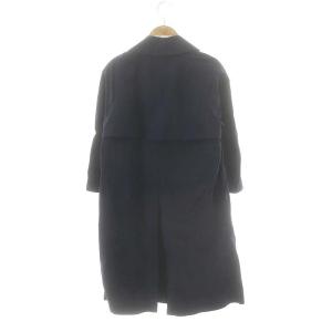 MARNI コットンナイロントレンチコート スプリングコート ダブル 38 ネイビー /DO OS