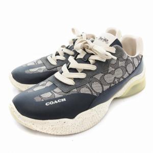 C1087 CitySole ランナー スニーカー シューズ シグネチャー キャンバス 27cm 紺 ネイビー