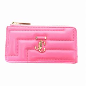 カードケース コインケース レザー エンブレム ピンク /JS