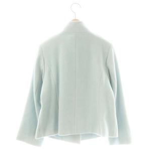 UNTITLED スタンドカラーショートコート アウター 総裏地 ウール 1 ライトブルー /DO OS