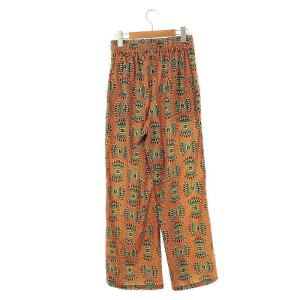 JOURNAL STANDARD relume 24SS アフリカンプリントパンツ ストレート イージー F オレンジ /AT OS