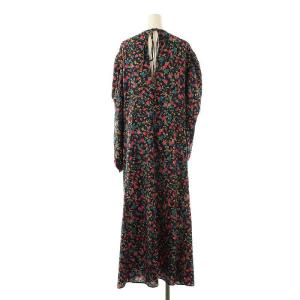 JOURNAL STANDARD L'ESSAGE 24AW アンティークフラワー ワンピース 花柄 黒 マルチカラー /MI OS