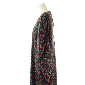 JOURNAL STANDARD L'ESSAGE 24AW アンティークフラワー ワンピース 花柄 黒 マルチカラー /MI OS
