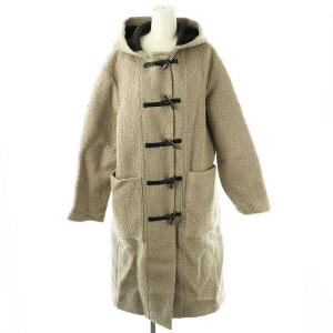 DAWSON FAUX DUFFLE COAT ボアダッフルコート ブークレ P グレー /MI OS