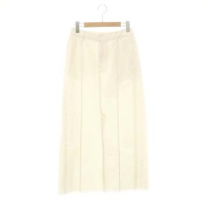 24SS デニムタイトロングスカート ホワイトデニム 36 白 /MI OS