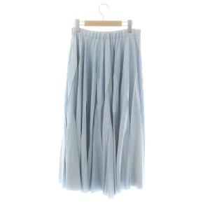 Diagram GRACE CONTINENTAL 23SS タフタマチプリーツ スカート 38 水色 /MI OS