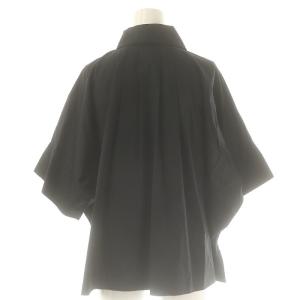 ADORE オーガニックコットンブロード ブラウス シャツ 38 M ブラック /SY OS