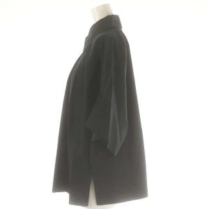 ADORE オーガニックコットンブロード ブラウス シャツ 38 M ブラック /SY OS