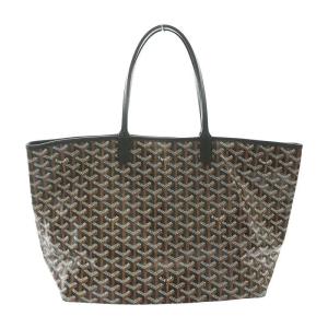 GOYARD サンルイPM PVC トートバッグ ポーチ付き ブラウン