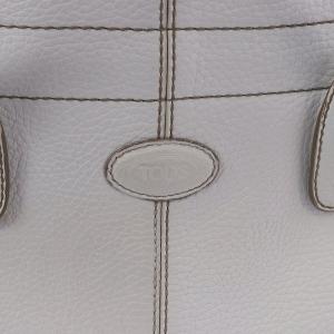 TOD'S トートバッグ ハンドバッグ Dバッグ ロゴ レザー ホワイト /YO15
