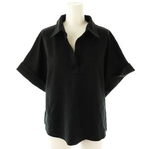 LUX PONTE SS DOLMAN SH トップス カットソー 半袖 S ブラック /HK OS
