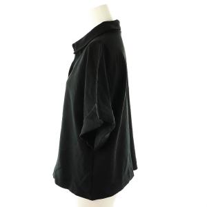 Theory LUX PONTE SS DOLMAN SH トップス カットソー 半袖 S ブラック /HK OS