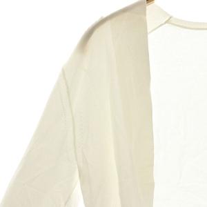 Theory NEW DRESS UP FLAT SHORT CD カーディガン ニット 前開きトッパー S 白 ホワイト