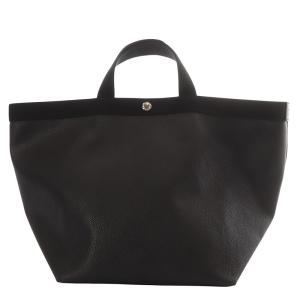 725GP リュクス舟型トートL バッグ コーテッドキャンバス ノワール×ノワール