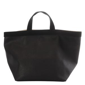 Hervé Chapelier 725GP リュクス舟型トートL バッグ コーテッドキャンバス ノワール×ノワール