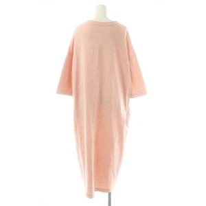 JOURNAL STANDARD LUXE 24SS クラシックテンジク スタンダードクルーネックワンピース ロング 半袖 S ピンク /DF OS