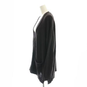 SLOBE IENA テープヤーンニットカーディガン 長袖 Vネック F グレー /AT OS