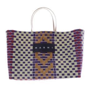 【未使用】タグ付き　MARNI マルニ ハンドバッグ マイクロ バスケットバッグ マルニ MARNI マイクロバスケット かごバッグ ミニハンドバッグ
