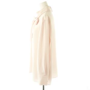 theory luxe 24SS Marvine Jacqueline ボウタイブラウス 040 ライトピンク /MI OS