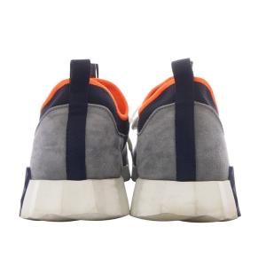 HERMES Depart BOUNCING スニーカー 43 ネイビー グレー