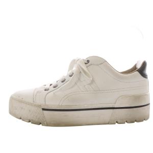 VOLTAGE スニーカー 37.5 ホワイト ブラック 192119Z