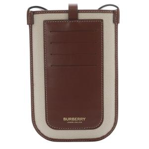 BURBERRY ショルダーバッグ スマホショルダー キャンバス レザー