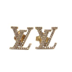 LV アイコニック ストラス ピアス ゴールド色 M00608