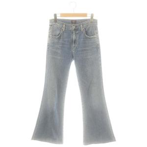 アパルトモン取扱い FLAREDENIM デニムパンツ ジーンズ フレアパンツ 26 ブルー /DF OS