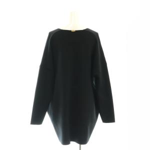 MUSE de Deuxieme Classe MALU Vネックプルオーバーニット セーター 長袖 黒 ブラック /AT OS