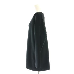 MUSE de Deuxieme Classe MALU Vネックプルオーバーニット セーター 長袖 黒 ブラック /AT OS