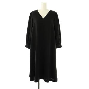 ワンピース Vネック 40 ブラック 37802