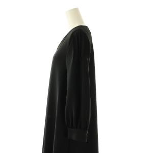 FOXEY NEW YORK ワンピース Vネック 40 ブラック 37802
