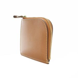 土屋鞄製造所 ヌメ革Lファスナー 財布 小銭入れ L字 薄型 レザー オーク AD /RI OS