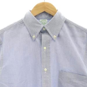 Brooks Brothers BD シャツ 15 サックスブルー /SS OS  AD
