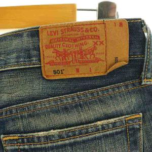 Levi's W501-01 ダメージ加工デニムパンツ W29L31 ブルー