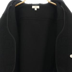 HYKE メルトンダッフルコート アウター フード 2 ブラック /ES OS SH