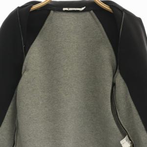 T by Alexanderwang ラグランスウェットブルゾン ジャケット S ブラック グレー /ES OS SH