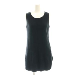 ヨウジヤマモト テレコリブロングタンクトップ カットソー 2 ブラック /DO OS SH