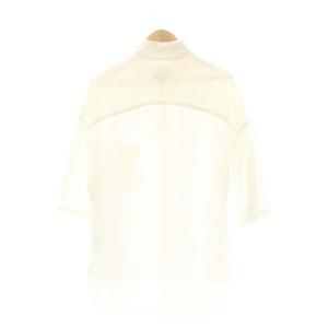 MADISONBLUE リネン ドルマンシャツ カジュアル S ホワイト /SY OS