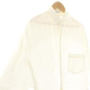 MADISONBLUE リネン ドルマンシャツ カジュアル S ホワイト /SY OS